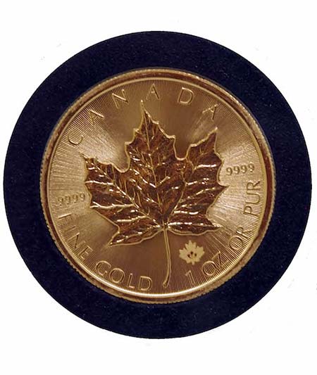 1/2 Oz Gold Royal Canadian Mint Maple Leaf Coin - Gold Coins Toronto
